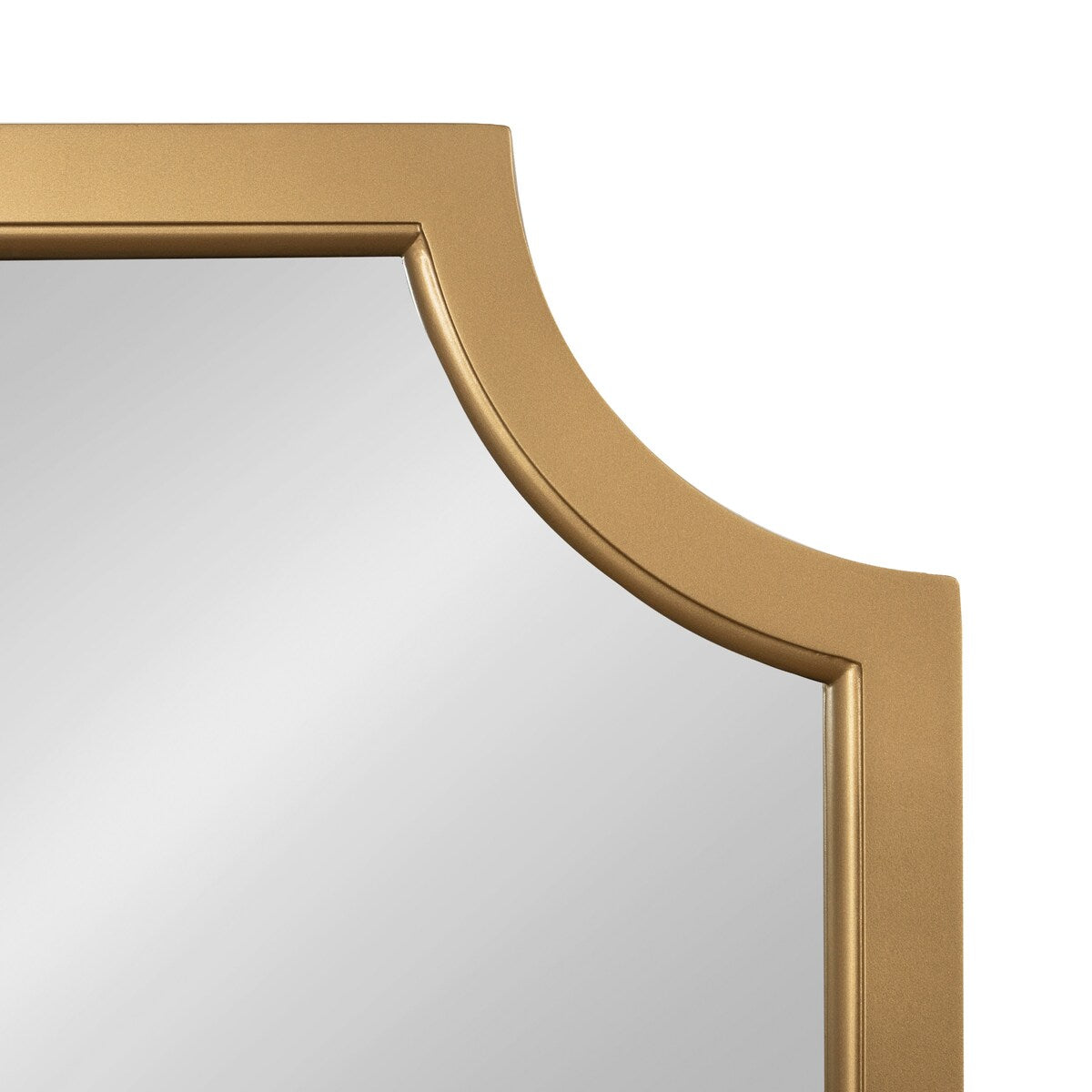 Kate and Laurel Hogan Scalloped Wood Framed Mirror