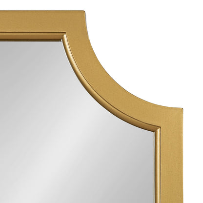 Kate and Laurel Hogan Scalloped Wood Framed Mirror