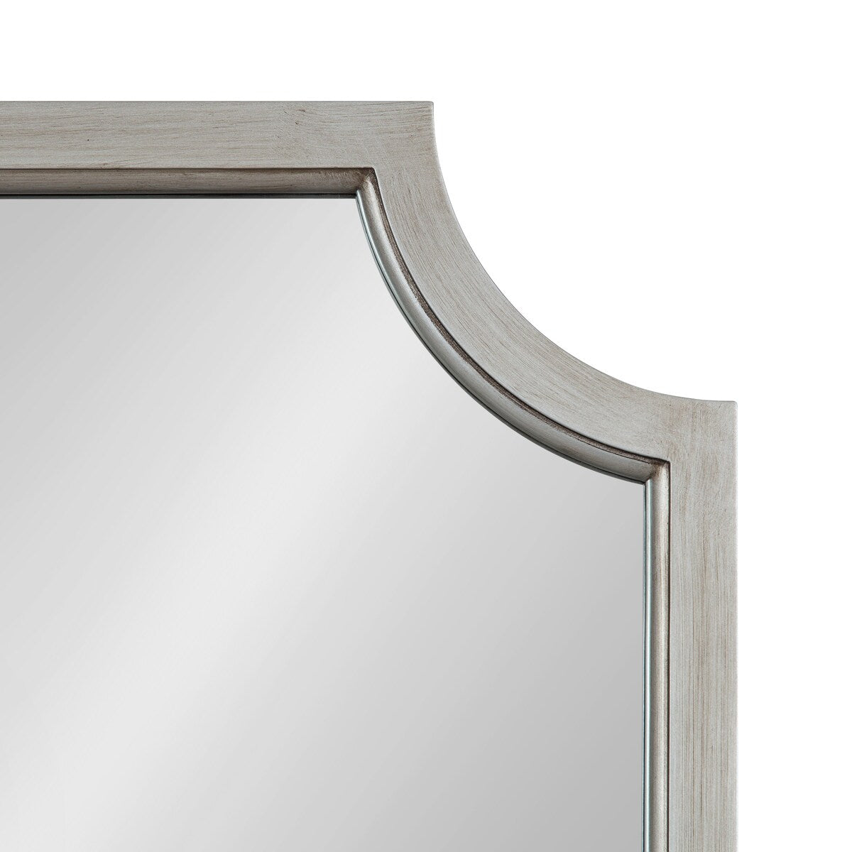 Kate and Laurel Hogan Scalloped Wood Framed Mirror