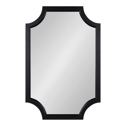 Kate and Laurel Hogan Scalloped Wood Framed Mirror