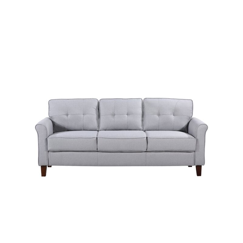 Kouchouk 78.7'' Linen Flared Arm Sofa