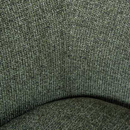 Amity Fabric Armchair - Coral Dark Green