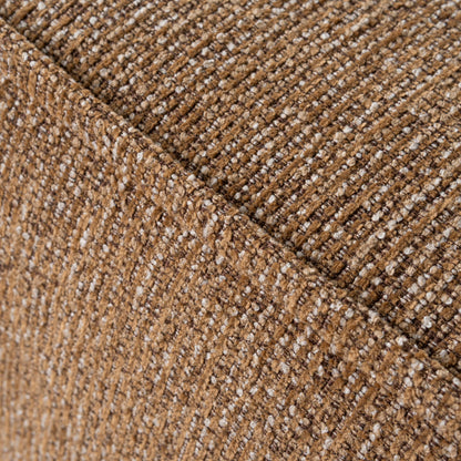 Bucha 3 Seater Fabric Sofa - Almond Brown