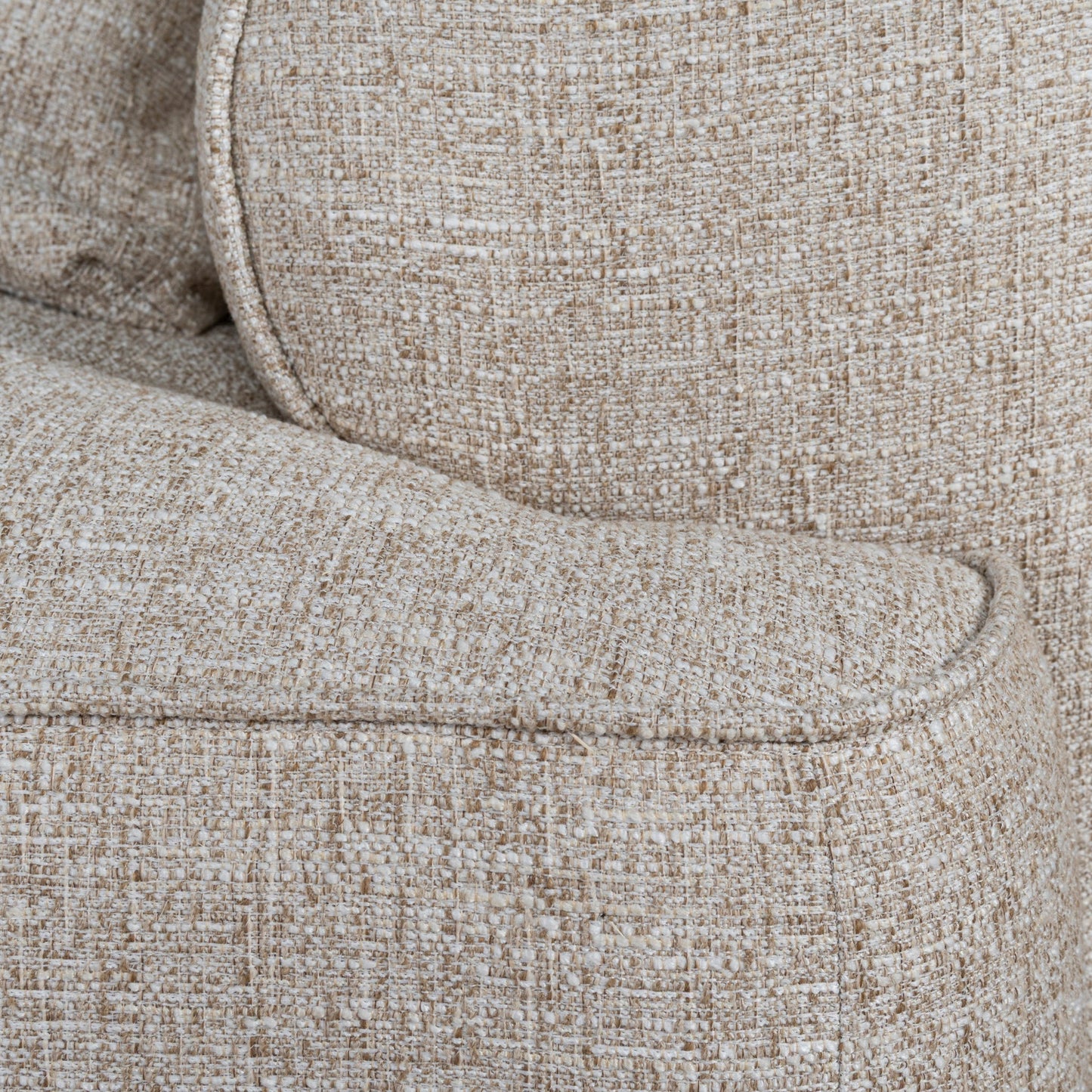 Carina Left Chaise Sofa - Pale Beige