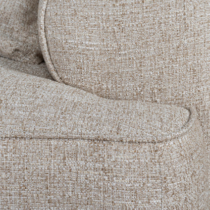Carina Left Chaise Sofa - Pale Beige