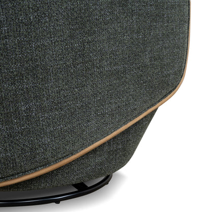 Camden Swivel Armchair - Moss Green