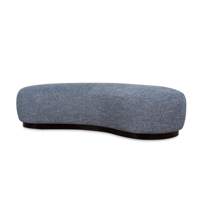 Aldona 1.8m Long Ottoman - Prussian Blue