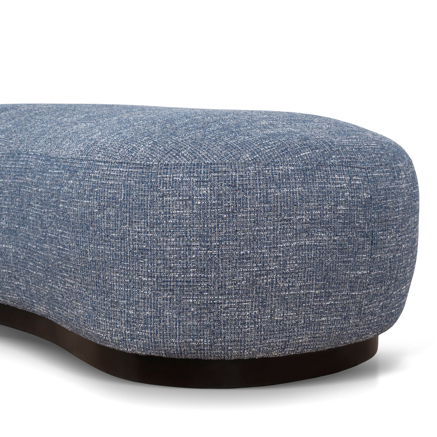 Aldona 1.8m Long Ottoman - Prussian Blue