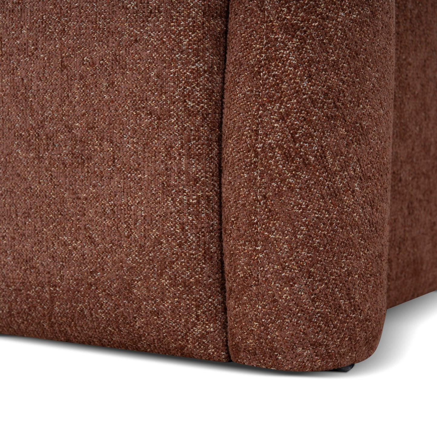Barta Fabric Armchair - Warm Brown