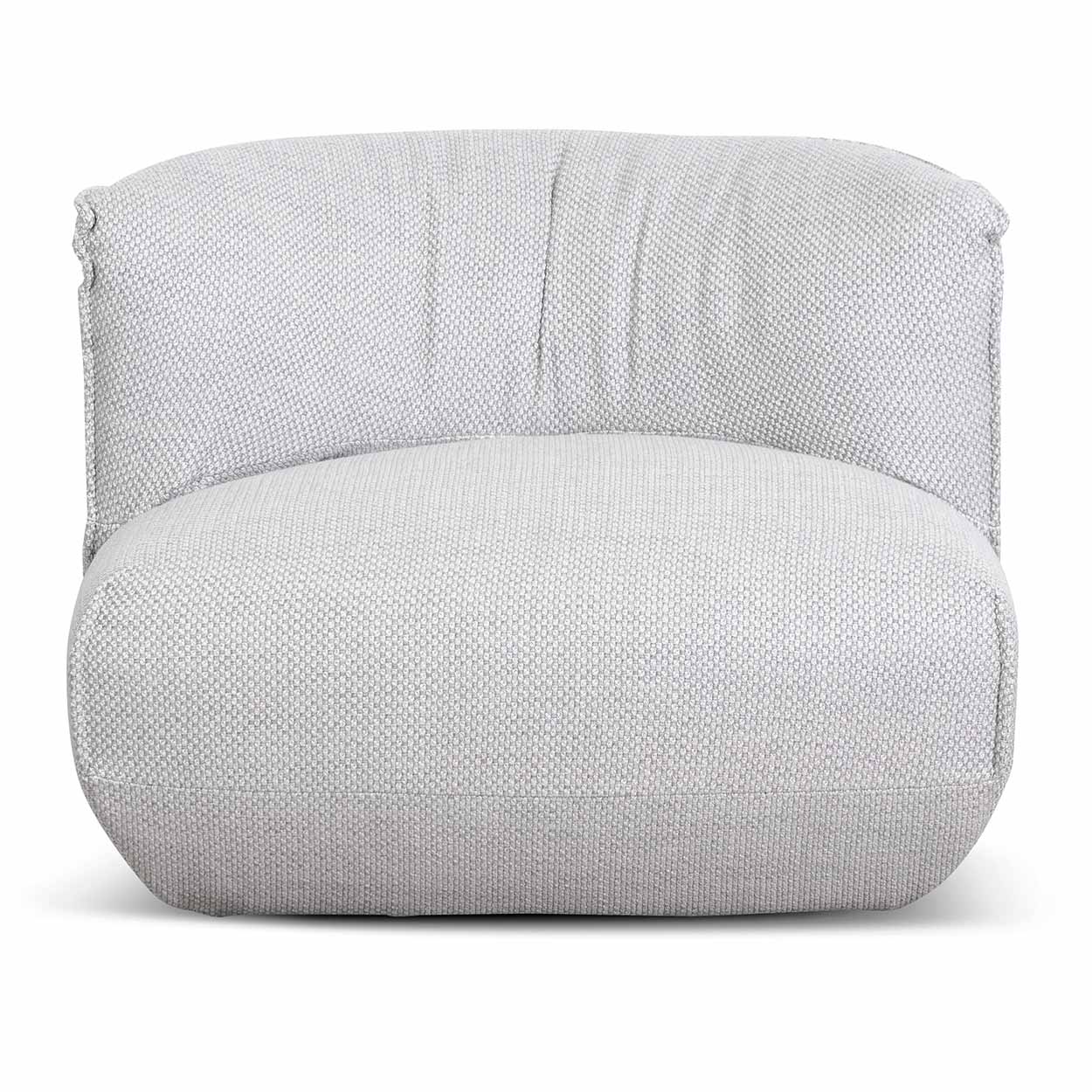 Alita Fabric Lounge Chair - Passive Grey