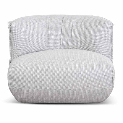 Alita Fabric Lounge Chair - Passive Grey