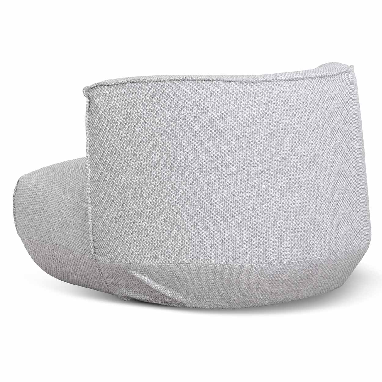 Alita Fabric Lounge Chair - Passive Grey