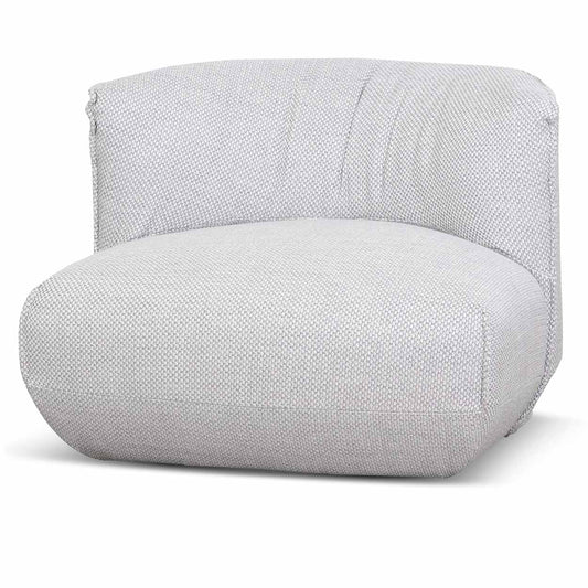 Alita Fabric Lounge Chair - Passive Grey