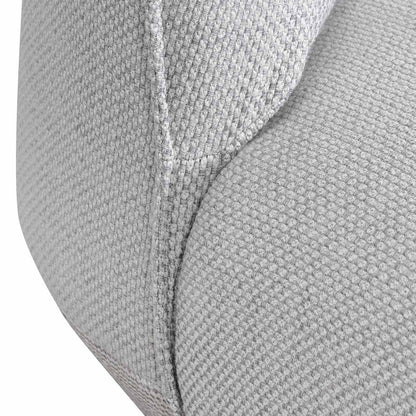 Alita Fabric Lounge Chair - Passive Grey