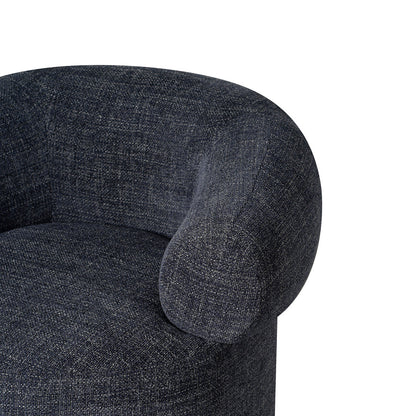 Caradoc Fabric Armchair - Moss Navy