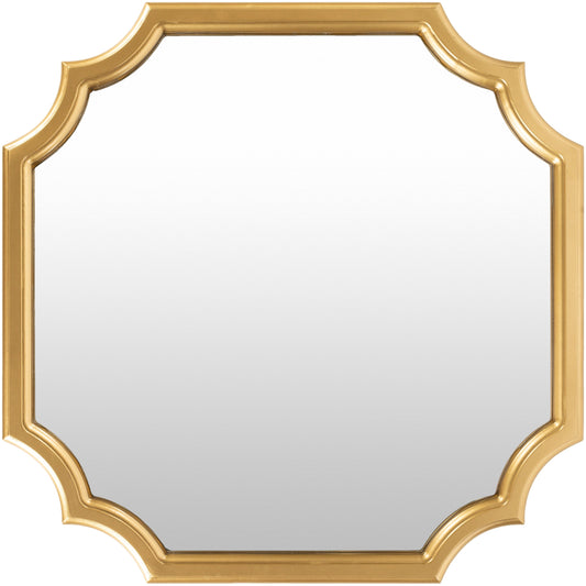 Livabliss Lannie Gold Scalloped Wall Mirror - 24H x 24W