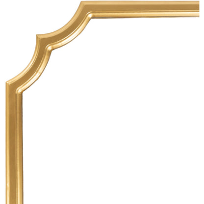 Livabliss Lannie Gold Scalloped Wall Mirror - 24H x 24W