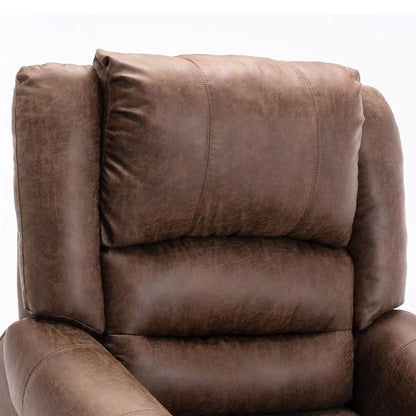 Breathable Rivet Power Lift Recliner Chair with Massage,Heat and USB Port