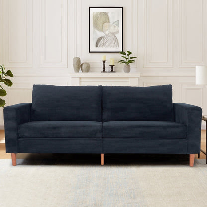 82.7 Sofas for Living Room, Comfy Love Seat Couches, Corduroy Loveseat Sofa,, Easy Assembly for Small Spaces