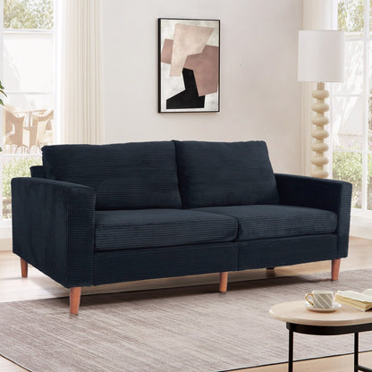 82.7 Sofas for Living Room, Comfy Love Seat Couches, Corduroy Loveseat Sofa,, Easy Assembly for Small Spaces