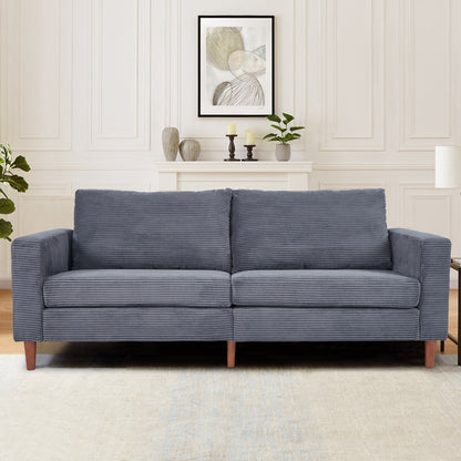 82.7 Sofas for Living Room, Comfy Love Seat Couches, Corduroy Loveseat Sofa,, Easy Assembly for Small Spaces