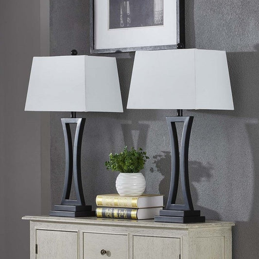 Maxax 30.75 Bedside Table Lamp Set (Set of 2)