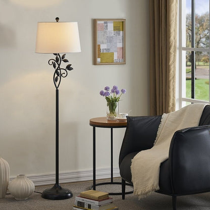 59 Traditional leaves Floor Lamp