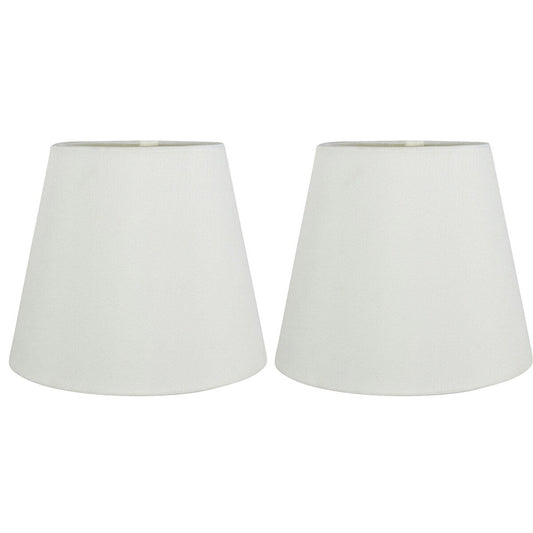 Meriville Faux Silk Clip On Chandelier Lamp Shades, 4-inch by 6-inch by 5-inch