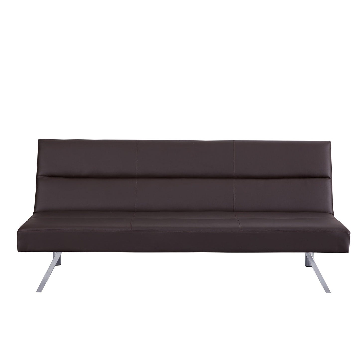 Modern Futon Sofa Bed, Convertible Sofa Futon, Split Back Linen Sleeper Couch for Living Room