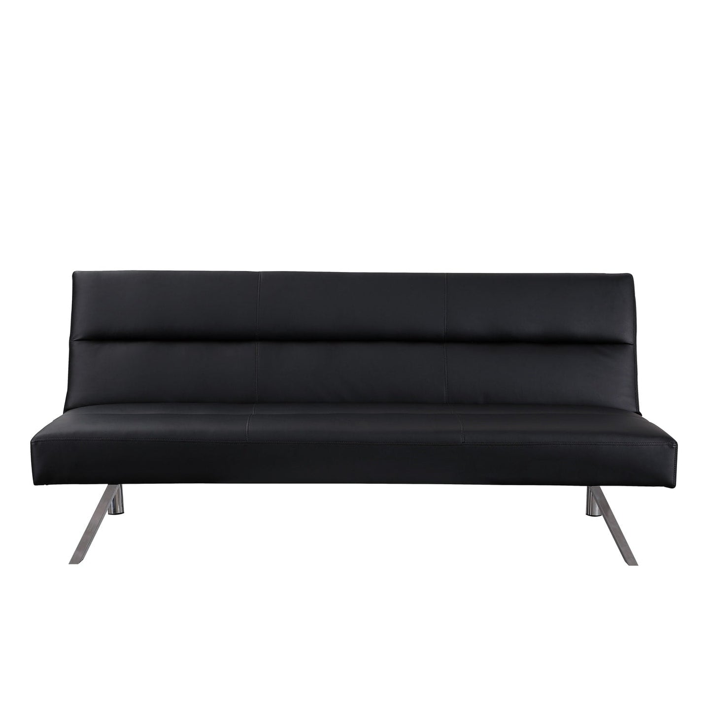 Modern Futon Sofa Bed, Convertible Sofa Futon, Split Back Linen Sleeper Couch for Living Room