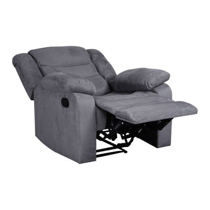Modern 3-Piece Manual Reclining Living Room Sofa Set with Dropdown Table and Console