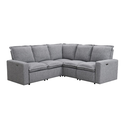 Modern Power Recliner Chair Home Theater Seating Soft Sofa with USB Port for Living Room