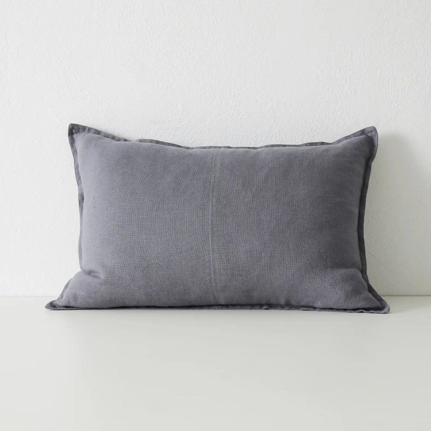 Como Linen Stonewashed Vintage Look Lumbar Cushion