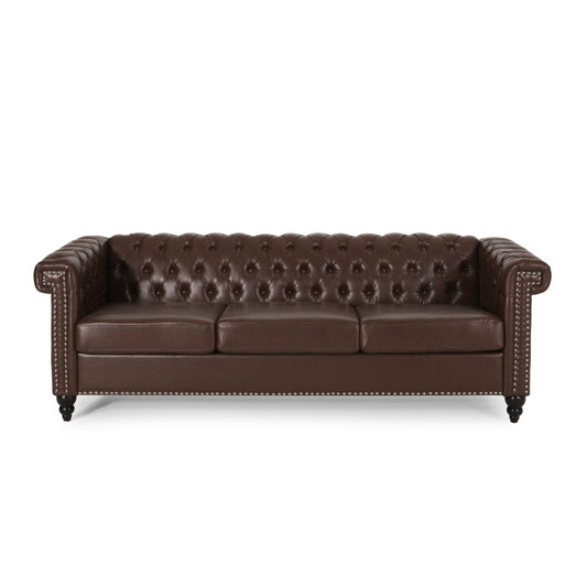 Parkhurst Chesterfield Tufted 3-seat Sofa by Christopher Knight Home