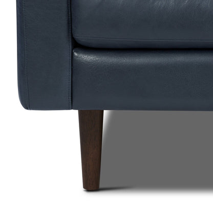 Poly & Bark Napa 72 Apartment Sofa - Full Grain Genuine Italian Leather