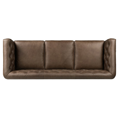 Poly & Bark Essex 89 Sofa - Full Grain Genuine Italian Leather