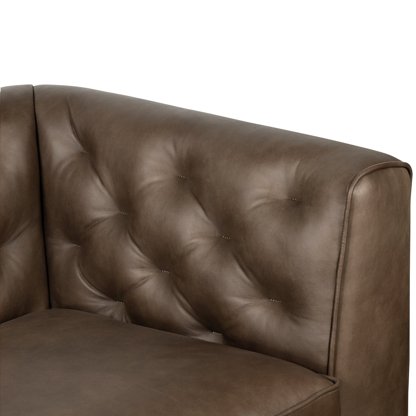 Poly & Bark Essex 89 Sofa - Full Grain Genuine Italian Leather