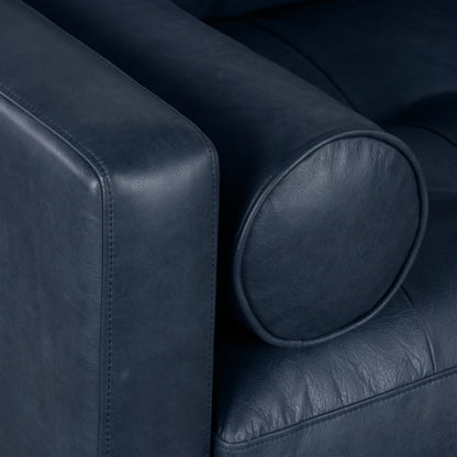 Poly & Bark Napa 72 Apartment Sofa - Full Grain Genuine Italian Leather