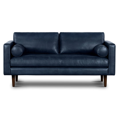 Poly & Bark Napa 72 Apartment Sofa - Full Grain Genuine Italian Leather