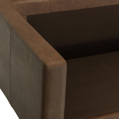 Poly & Bark Napa 72 Apartment Sofa - Full Grain Genuine Italian Leather