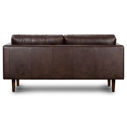 Poly & Bark Napa 72 Apartment Sofa - Full Grain Genuine Italian Leather