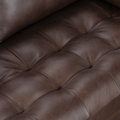 Poly & Bark Napa 72 Apartment Sofa - Full Grain Genuine Italian Leather