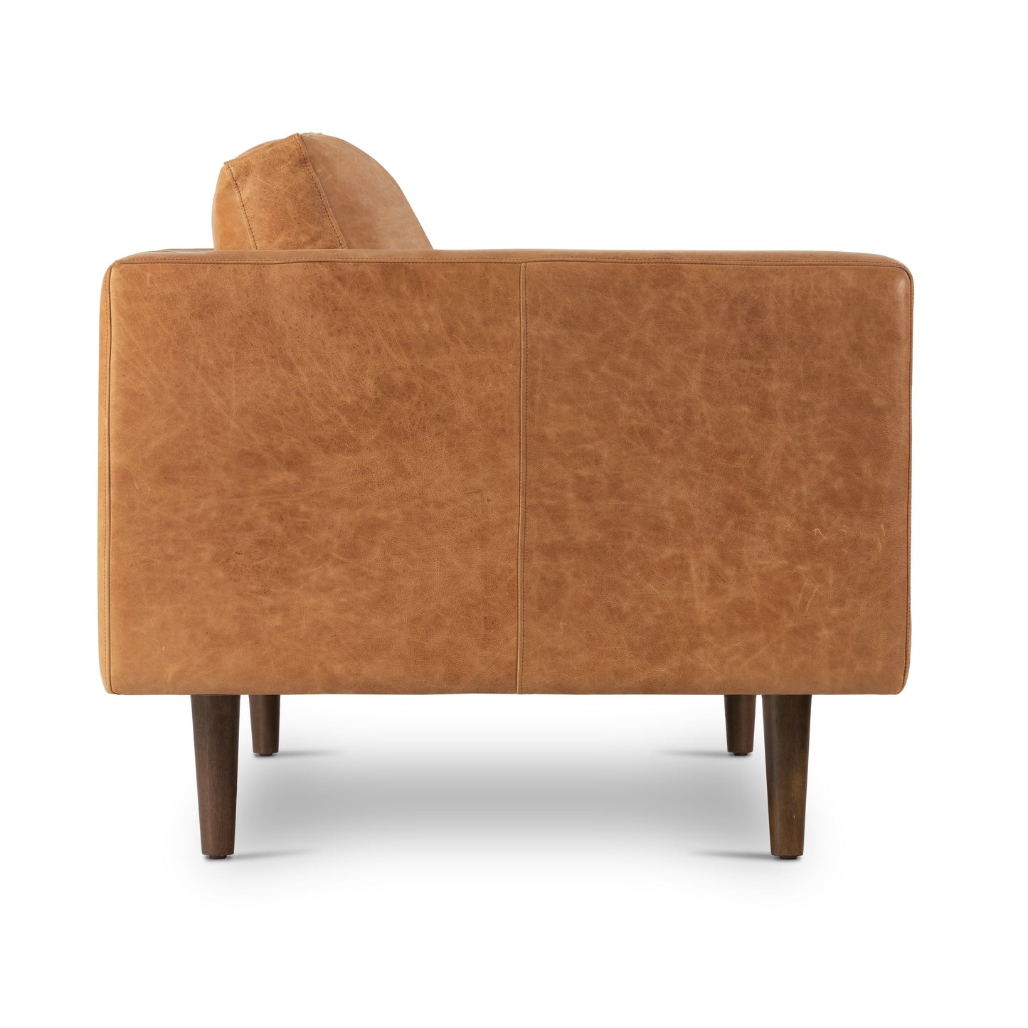 Poly & Bark Napa 72 Apartment Sofa - Full Grain Genuine Italian Leather