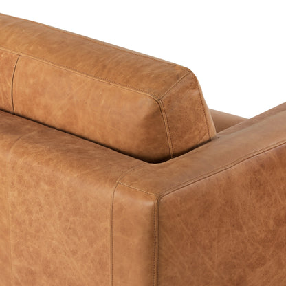 Poly & Bark Napa 72 Apartment Sofa - Full Grain Genuine Italian Leather