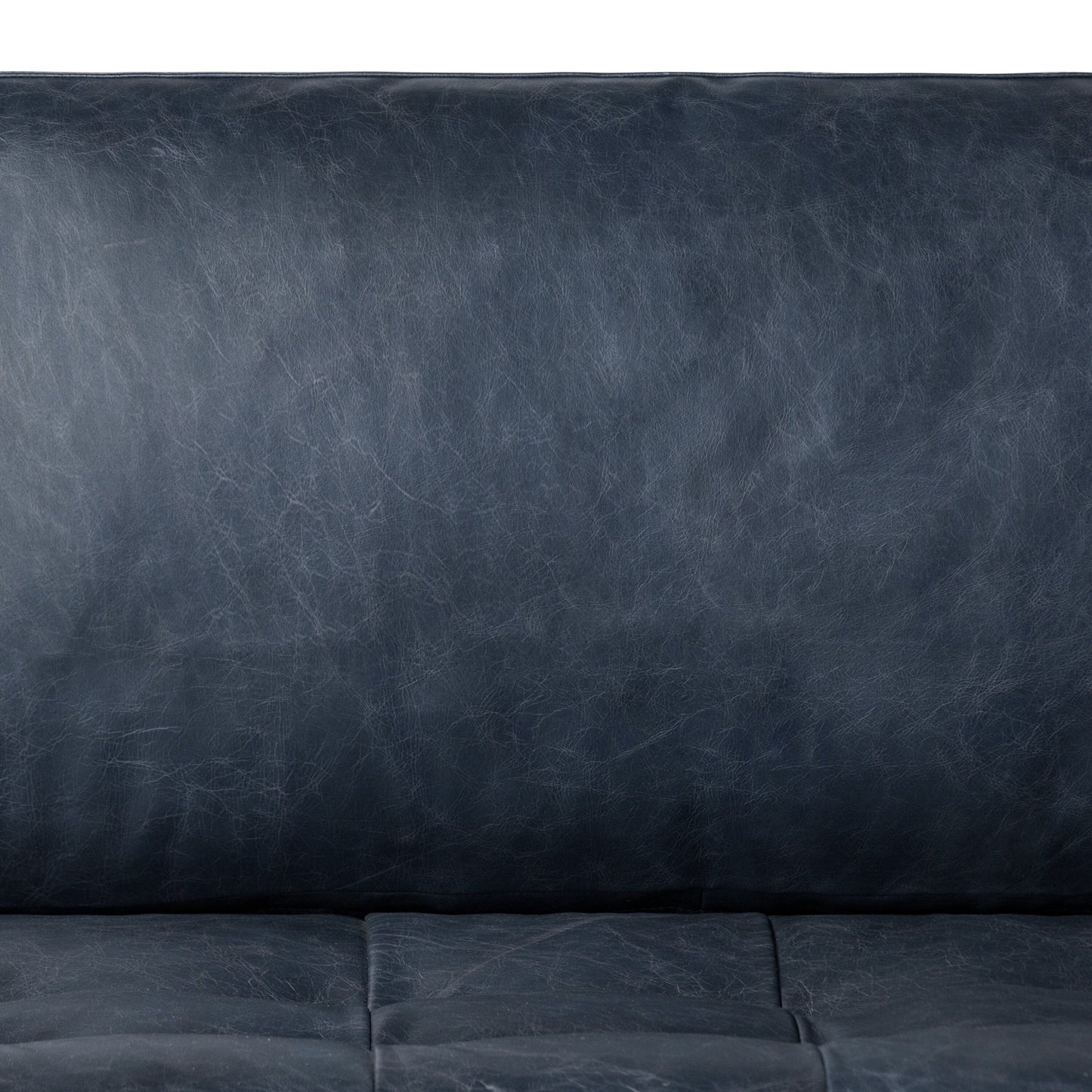 Poly & Bark Napa 82 Leather Pull-Out Convertible Sleeper Sofa - Full Grain Genuine Italian Leather