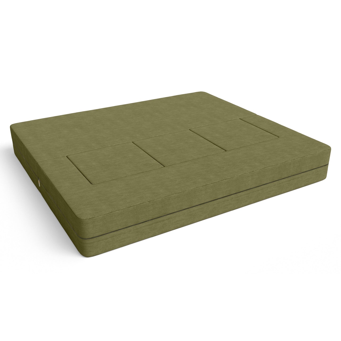 Porch & Den California King Convertible Sleeper Sofa and Ottomans
