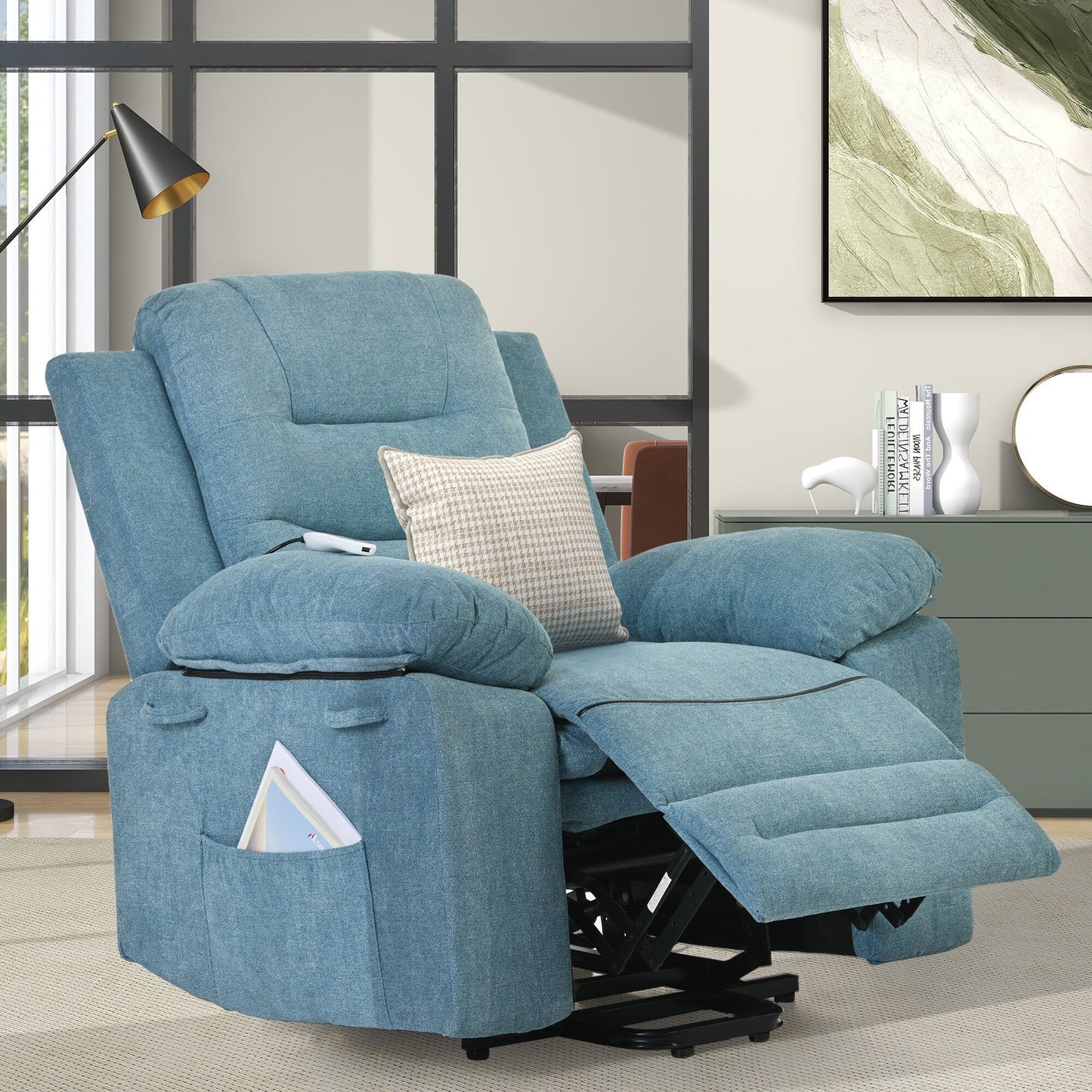 Power Lift Chair with Adjustable Massage and Heating Function
