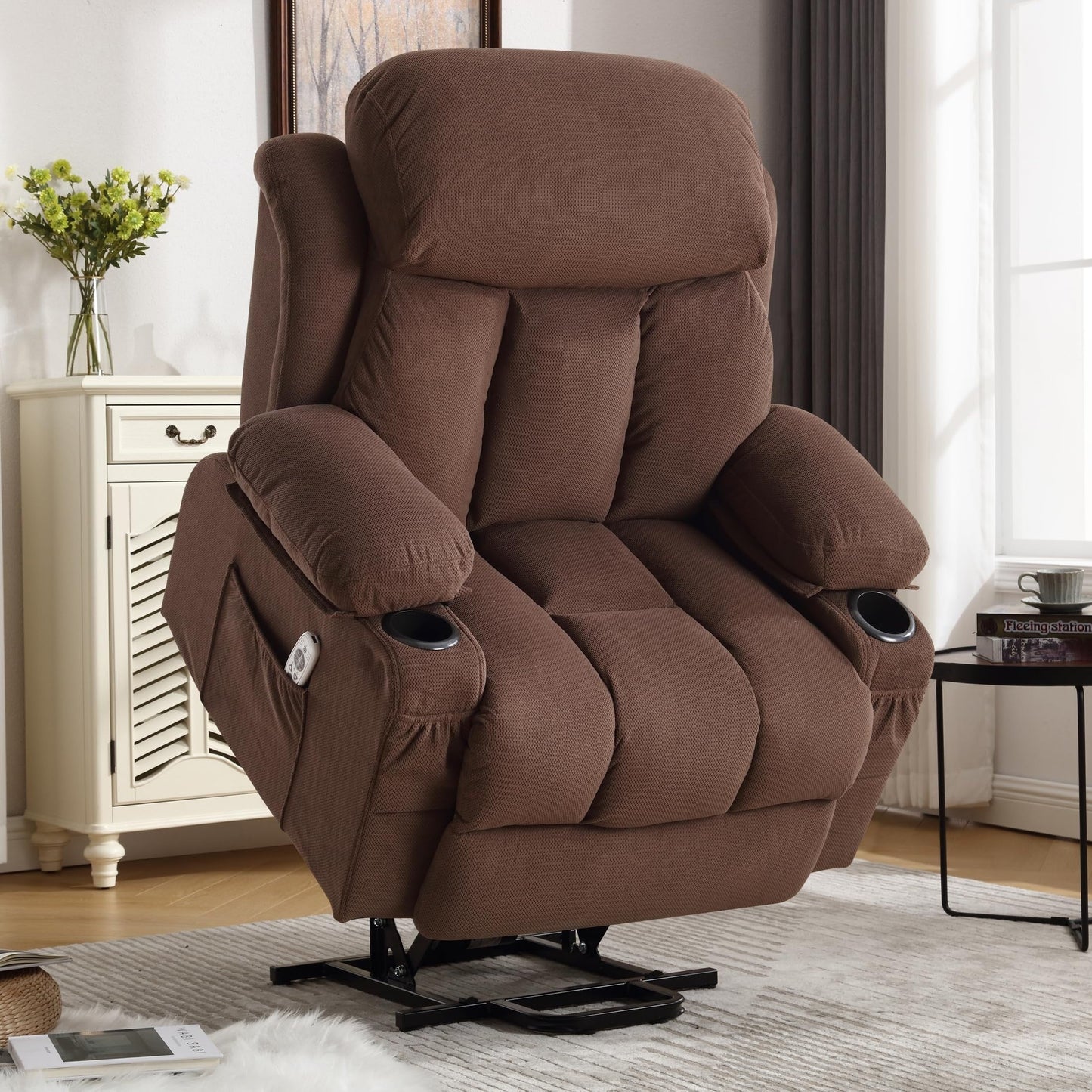 Power Lift Chairs Recliners, Heat  Massage, USB Port, Remote Control