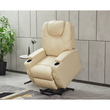 Power Lift Recliner Chair PU Leather for Elderly