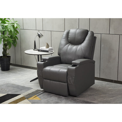 Power Lift Recliner Chair PU Leather for Elderly
